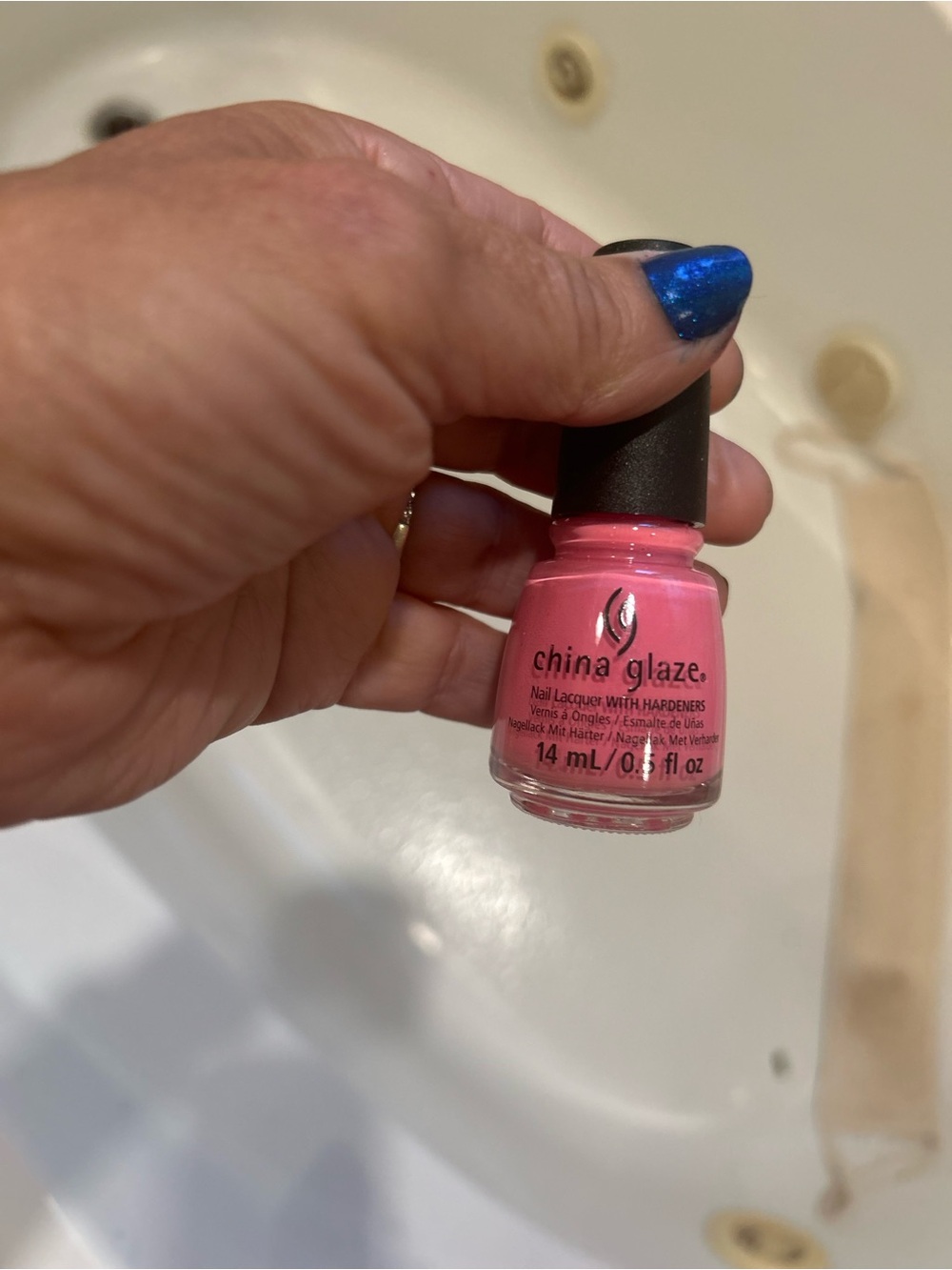 Nail Polish Set - Bright Pink, Coral, Purple, Green, Peach - Picture 5 of 5